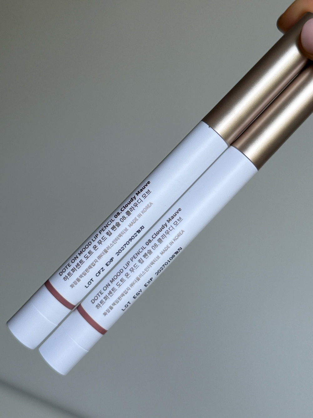 Heart Percent Dote On Mood Lip Pencil "08 Cloudy Mauve"